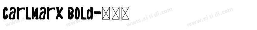 CarlMarx Bold字体转换